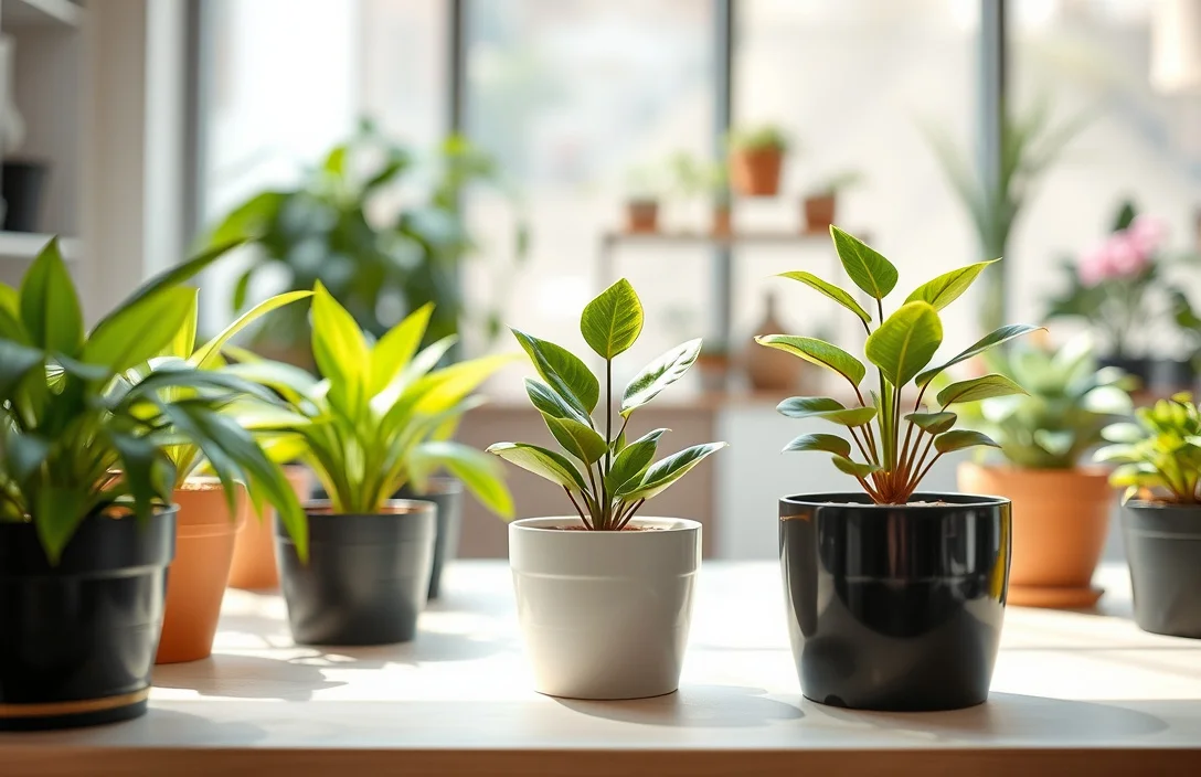 good plants for shallow pots