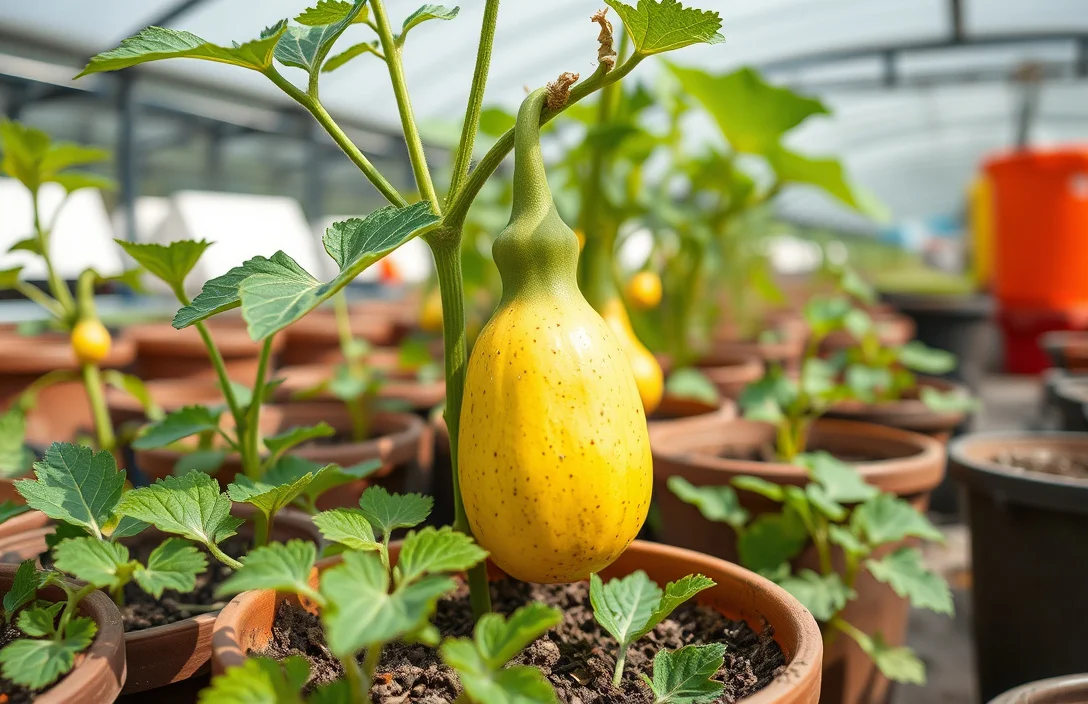 growing bitter gourd in pots