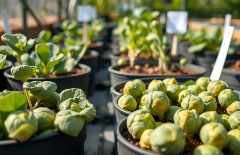 growing brussel sprouts in pots