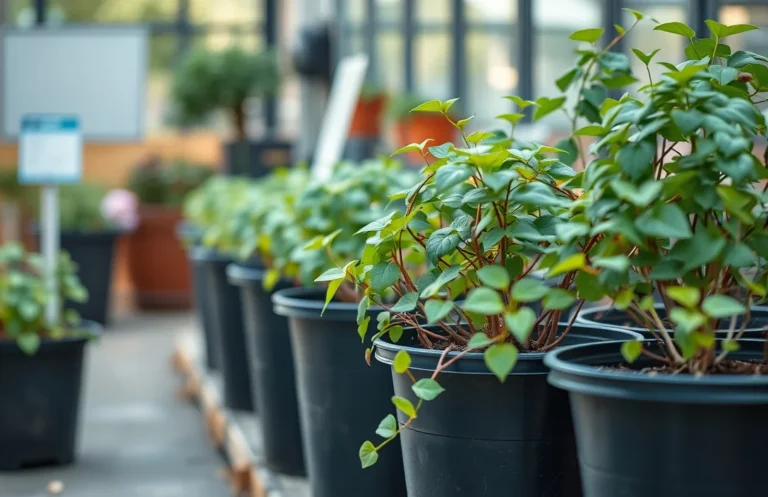 growing ivy outdoors in pots