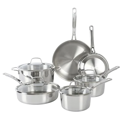 hell's kitchen cookware set 10 pack