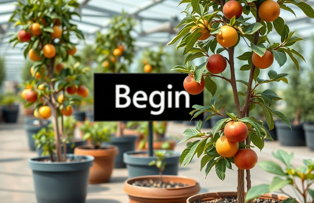 How to begin - how to plant fruit trees in pots?