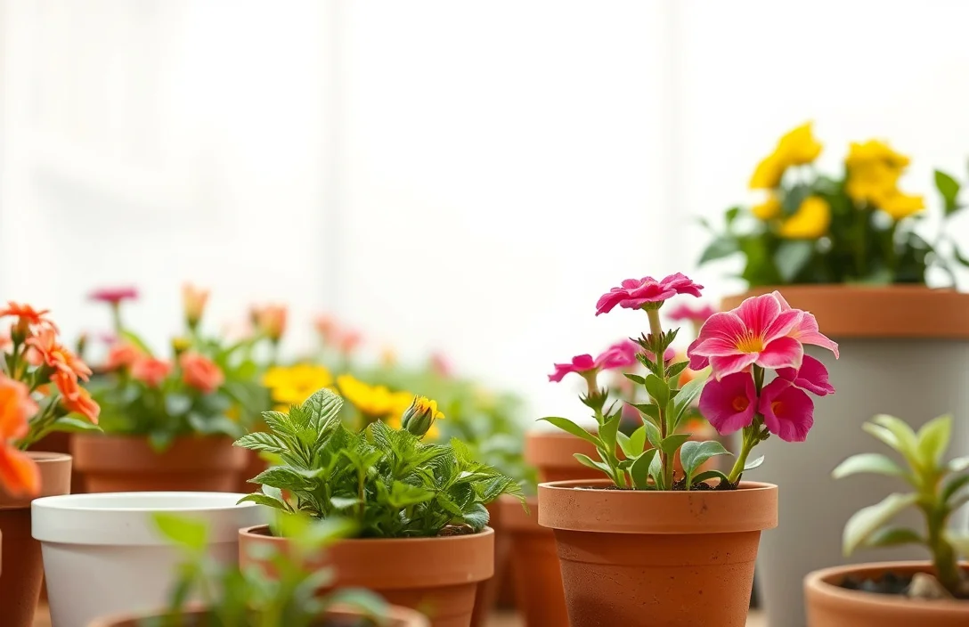 How to begin - how to fill flower pots?