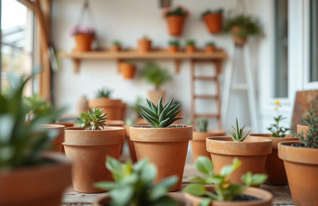 How to begin - how to paint terracotta flower pots?