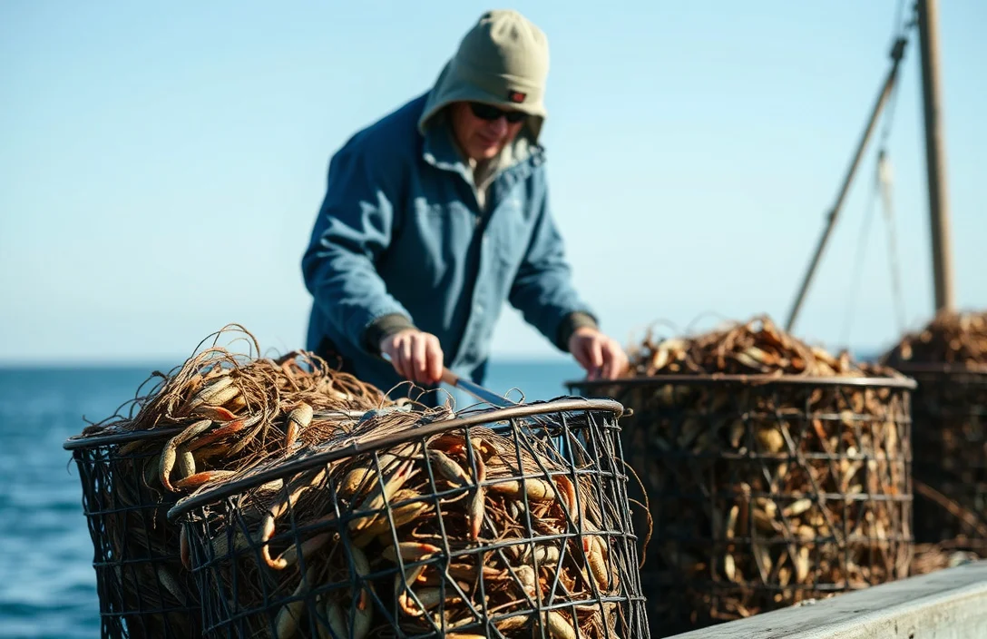 How to begin - how to set crab pots?