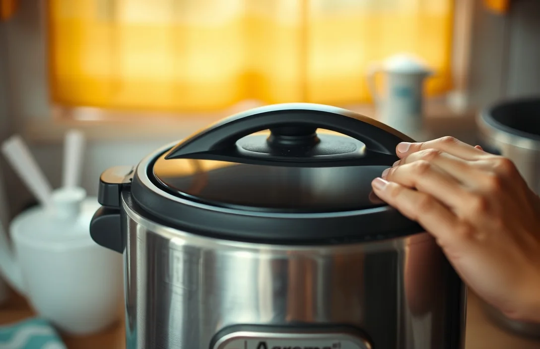 How to begin - how to clean aroma rice cooker lid?
