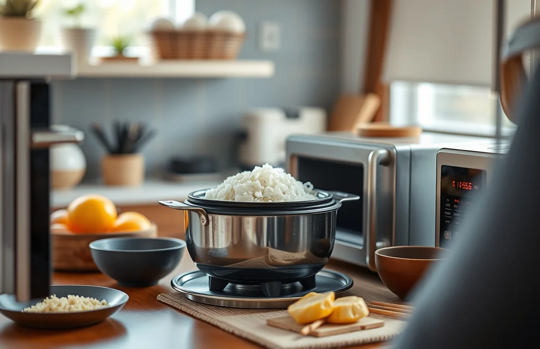 How to begin - how to use a microwavable rice cooker?