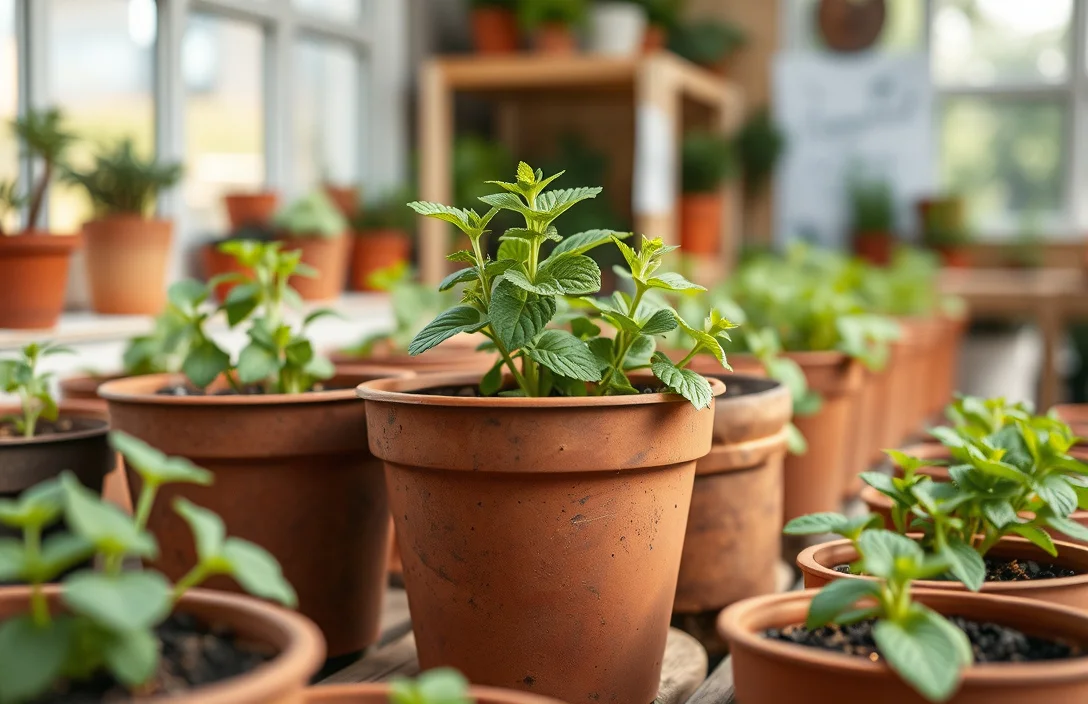 How to begin - how to grow mint in pots?