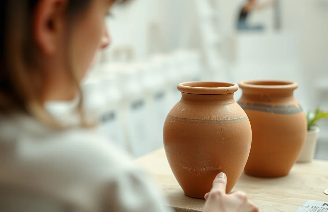 How to begin - how to paint on clay pots?