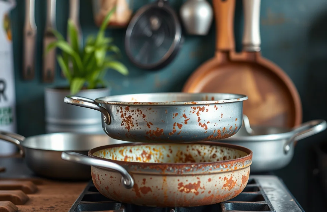 How to begin - how to remove rust from pots and pans?