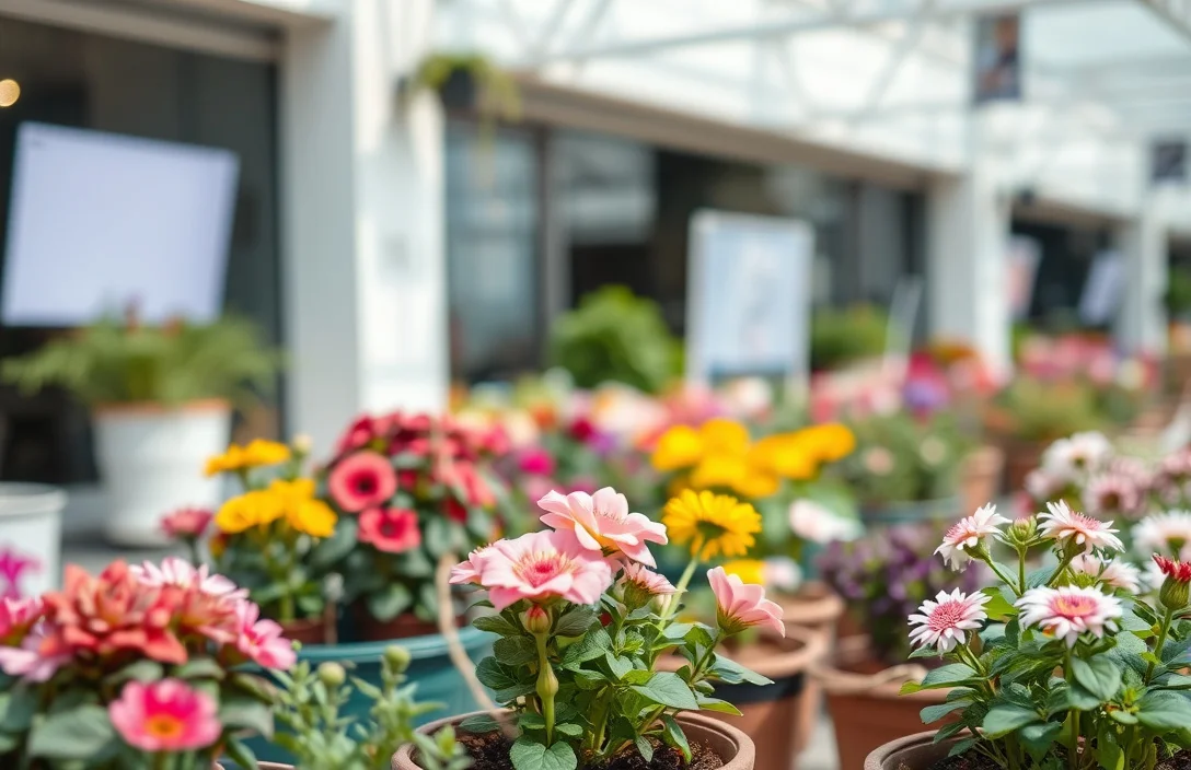 how to fill flower pots?