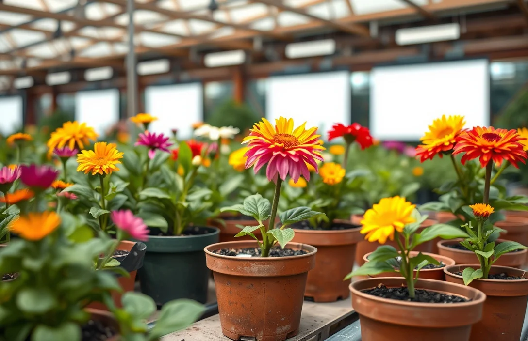 how to grow flowers in pots?