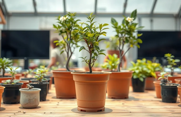 how to grow trees in pots?