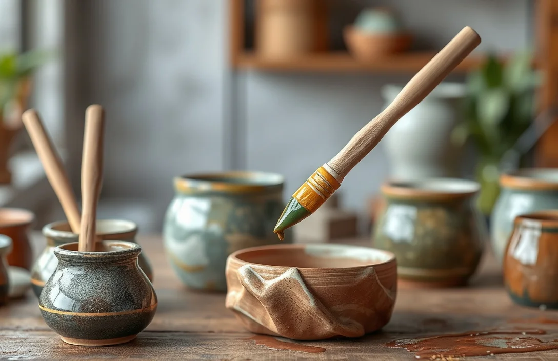 how to make paint stick to glaze - how to paint glazed pots?