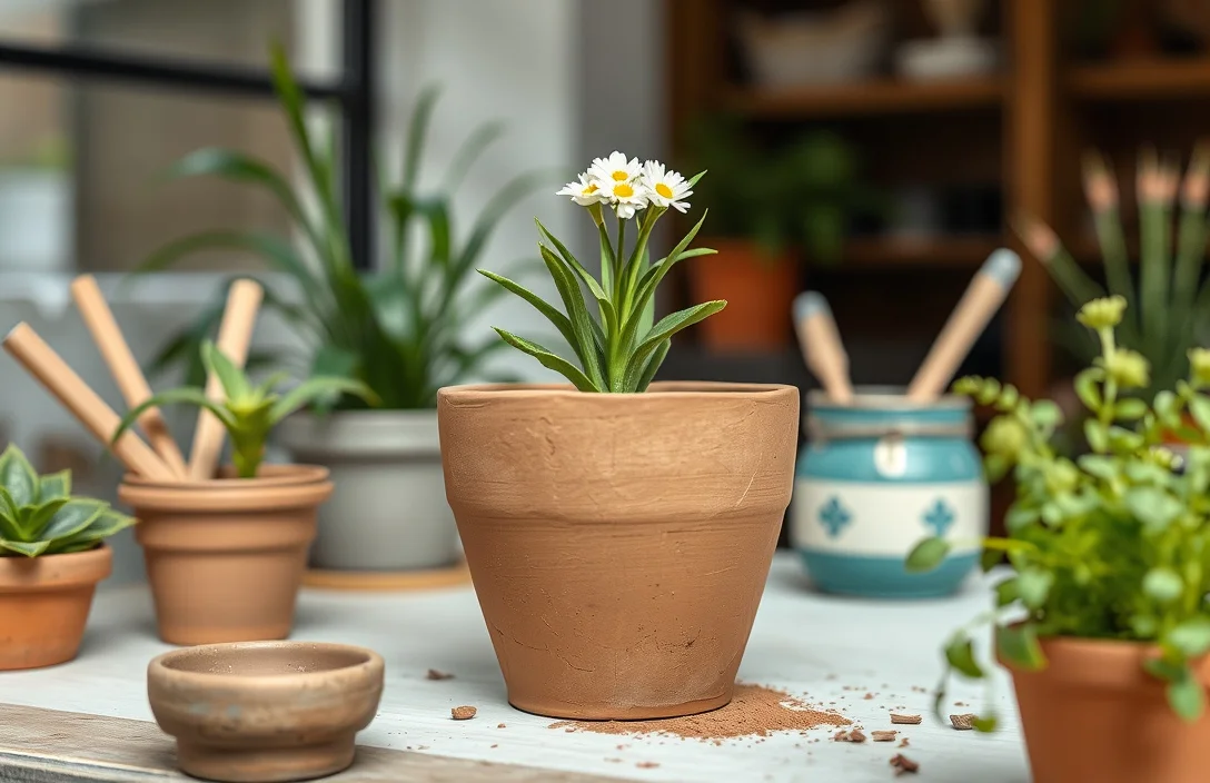 how to paint clay flower pot - how to paint clay flower pots?
