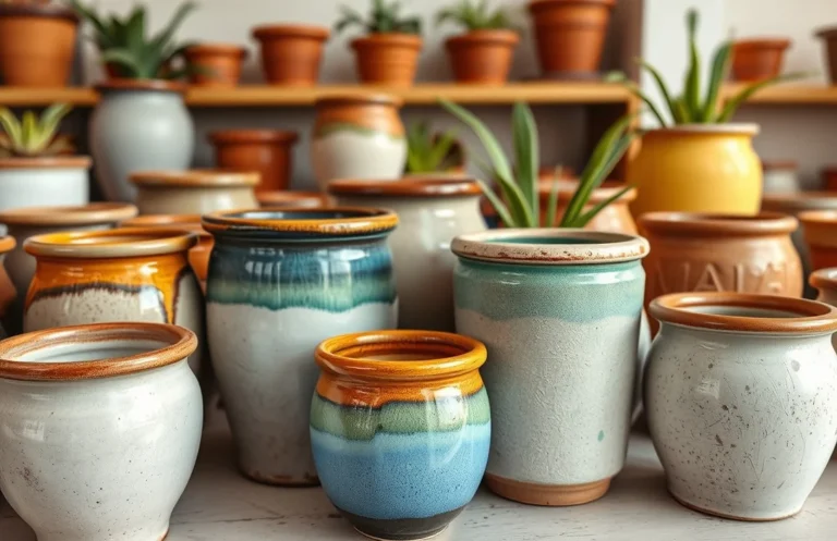 how to paint glazed ceramic pots?