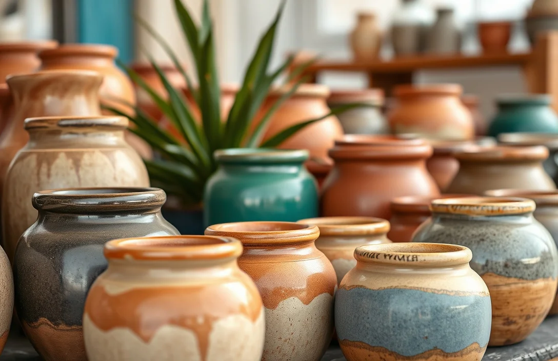 how to paint glazed pots?