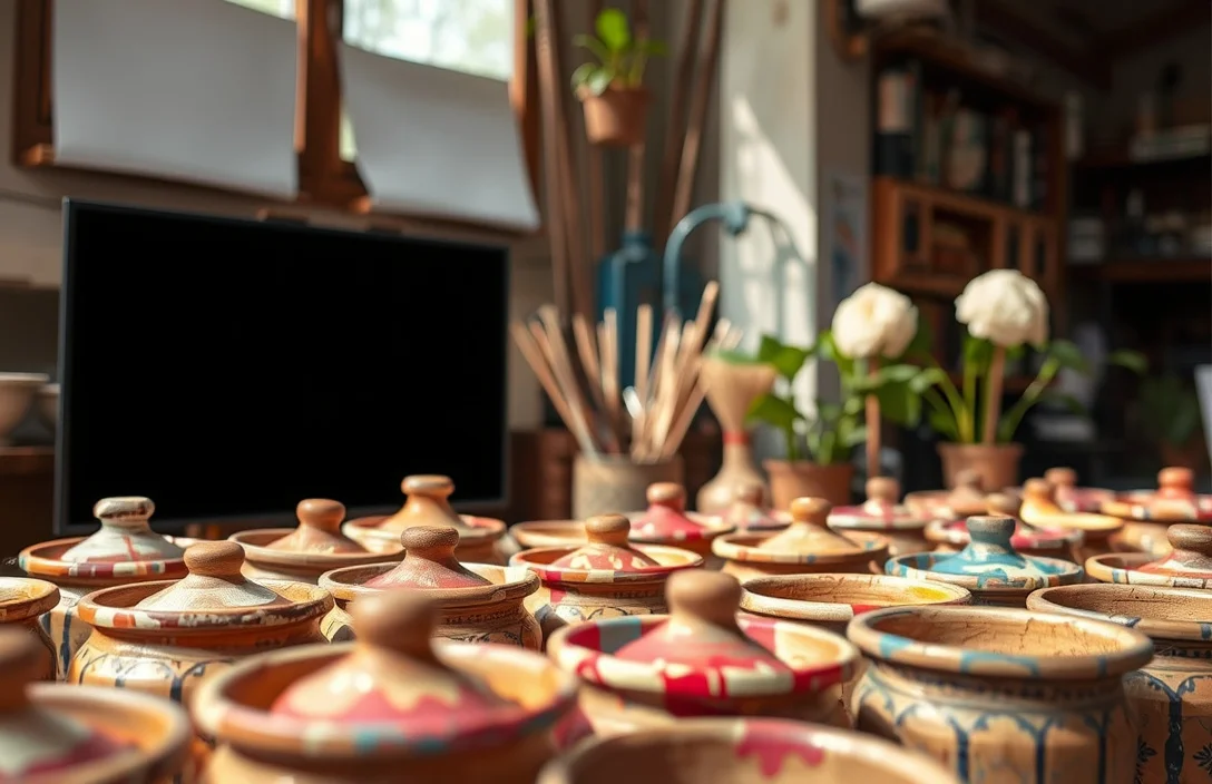 how to paint on ceramic pots?