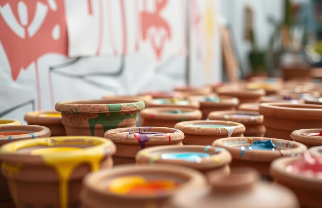 how to paint on clay pots? - how to paint on clay pots?