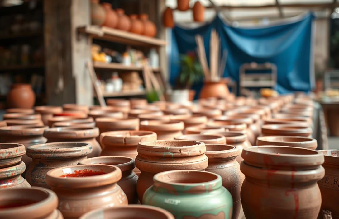 how to paint on clay pots?