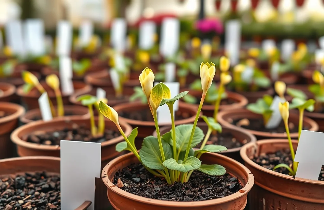 how to plant oxalis bulbs in pots?