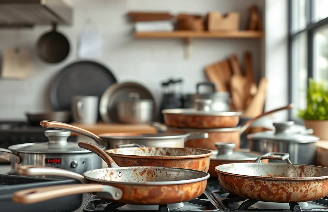 how to remove rust from pots and pans?