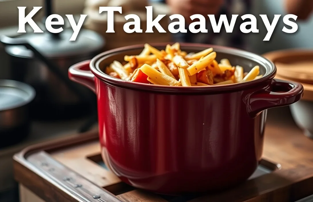 Key Takeaways - how to use a dutch oven as a slow cooker?