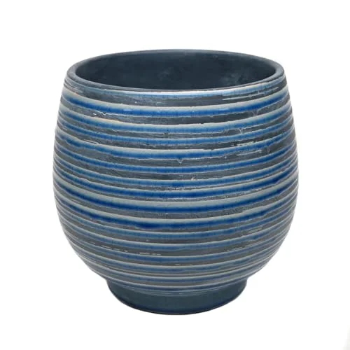 large glazed ceramic flower pots