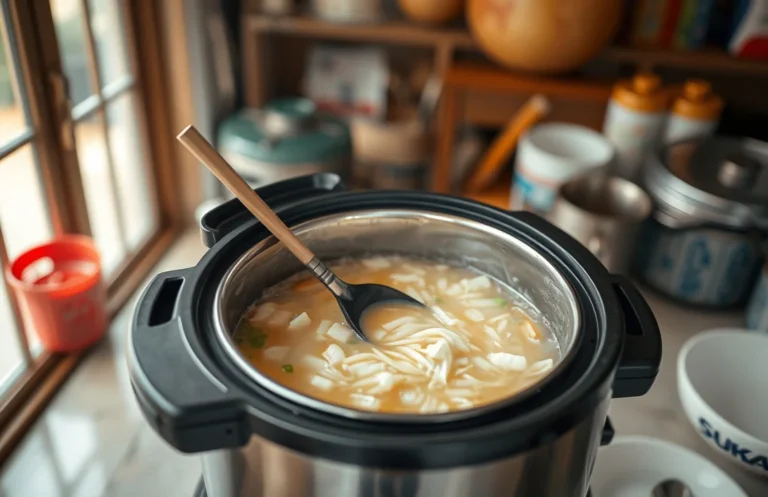 making congee in a rice cooker