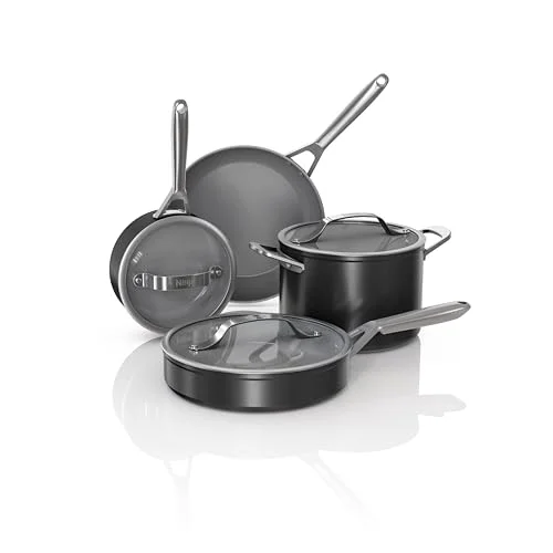 ninja neverstick ceramic pro 7 piece cookware set