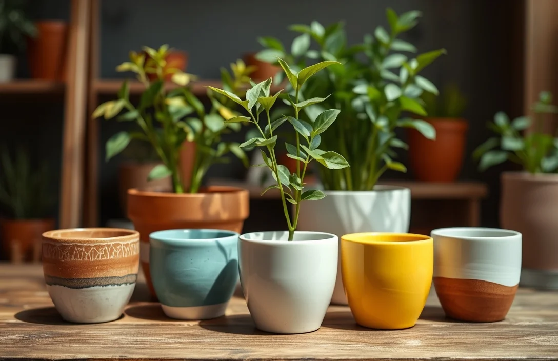 Options for ceramic plant pots to paint - ceramic plant pots to paint