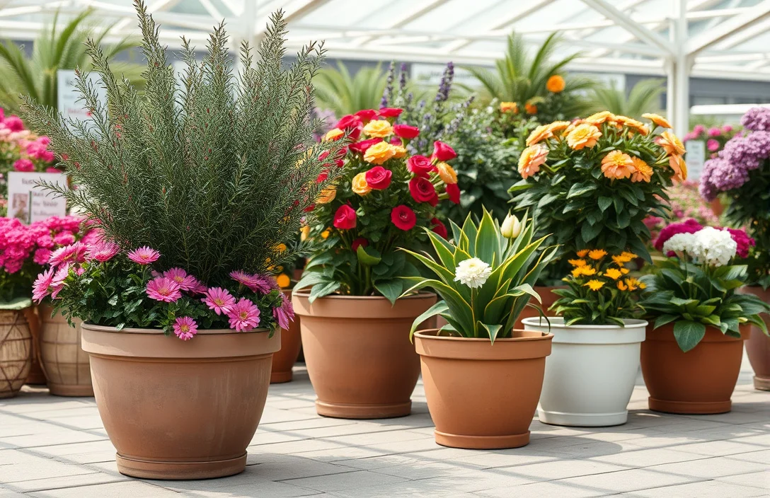 Options for filler for large flower pots - filler for large flower pots