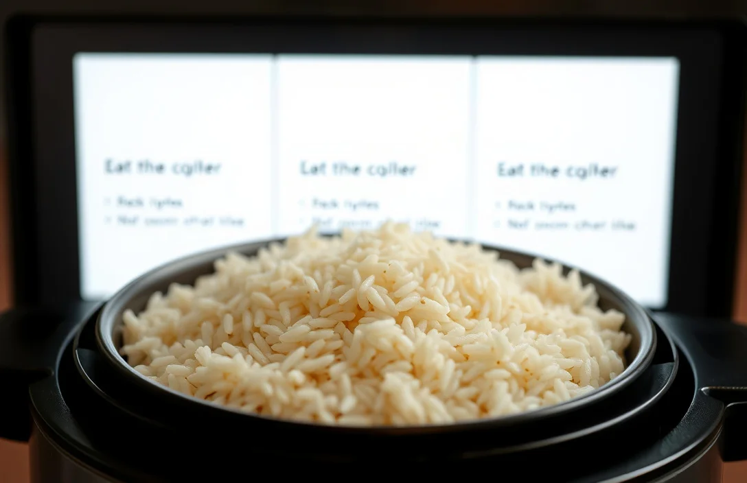 Options for Settings, Rice Types, and Batch Size - do rice cookers cook brown rice