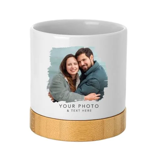 personalized flower pots with photos