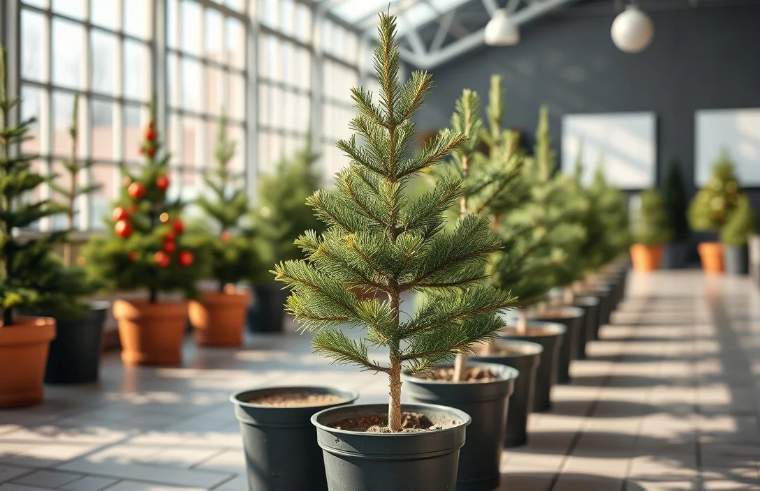 Pot Size and Root Health for Potted Trees - live christmas trees in pots