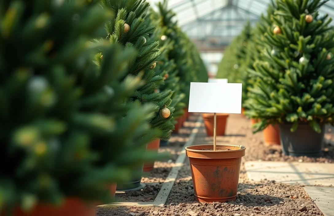 Pot Size and Soil Mix for Potted Christmas Trees - growing xmas trees in pots