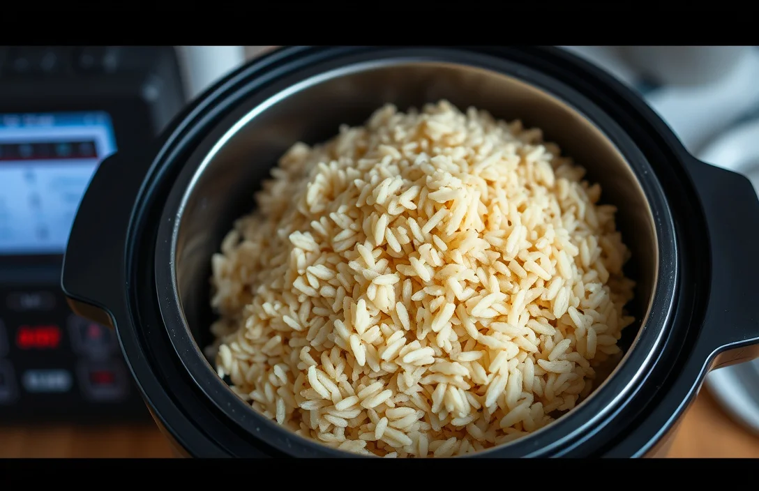 short grain brown rice in rice cooker