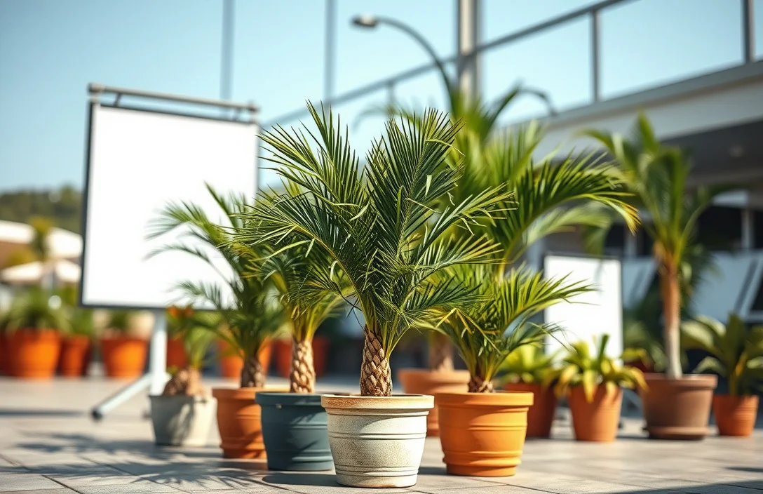 small palm trees for pots
