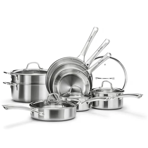 stainless steel 13 pc cookware set