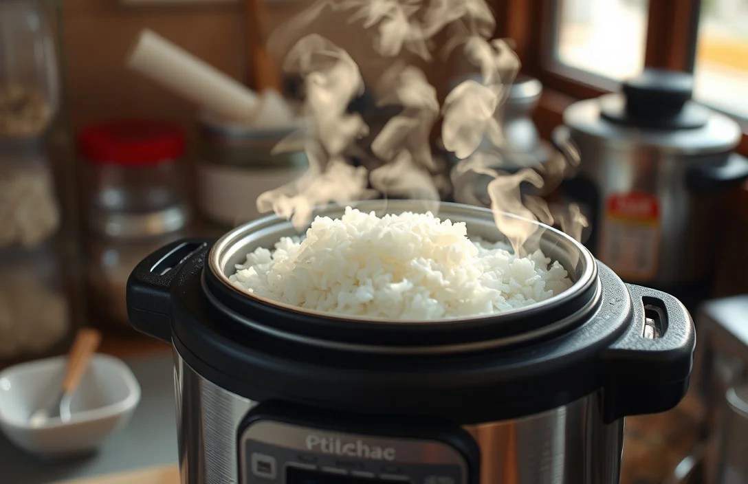 steaming in a rice cooker