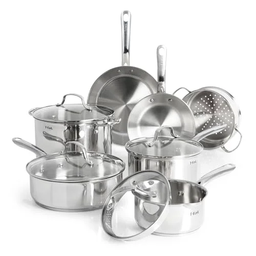 tefal stainless steel cookware set
