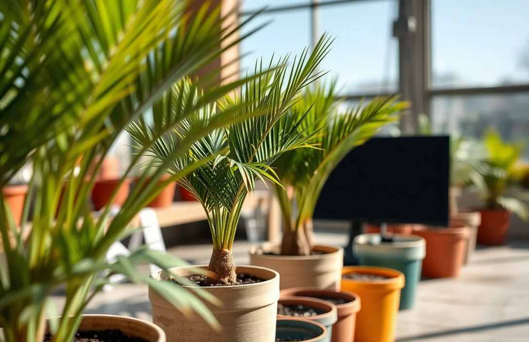 Things that matter most - growing palm trees in pots
