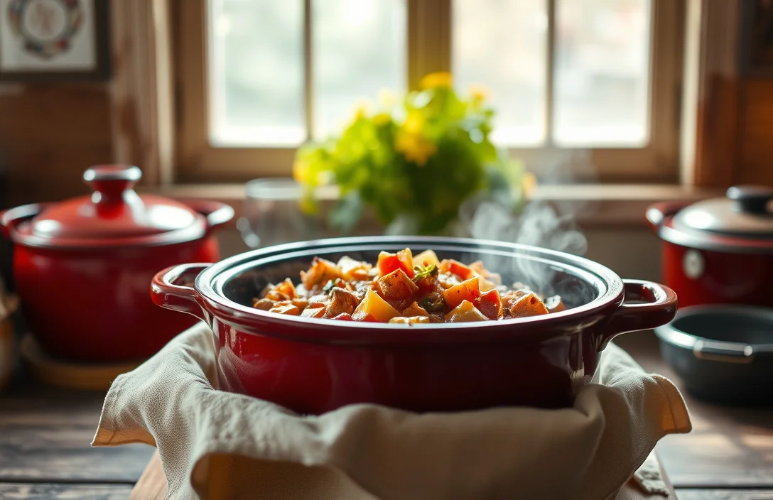 Things that matter most - how to use a dutch oven as a slow cooker?