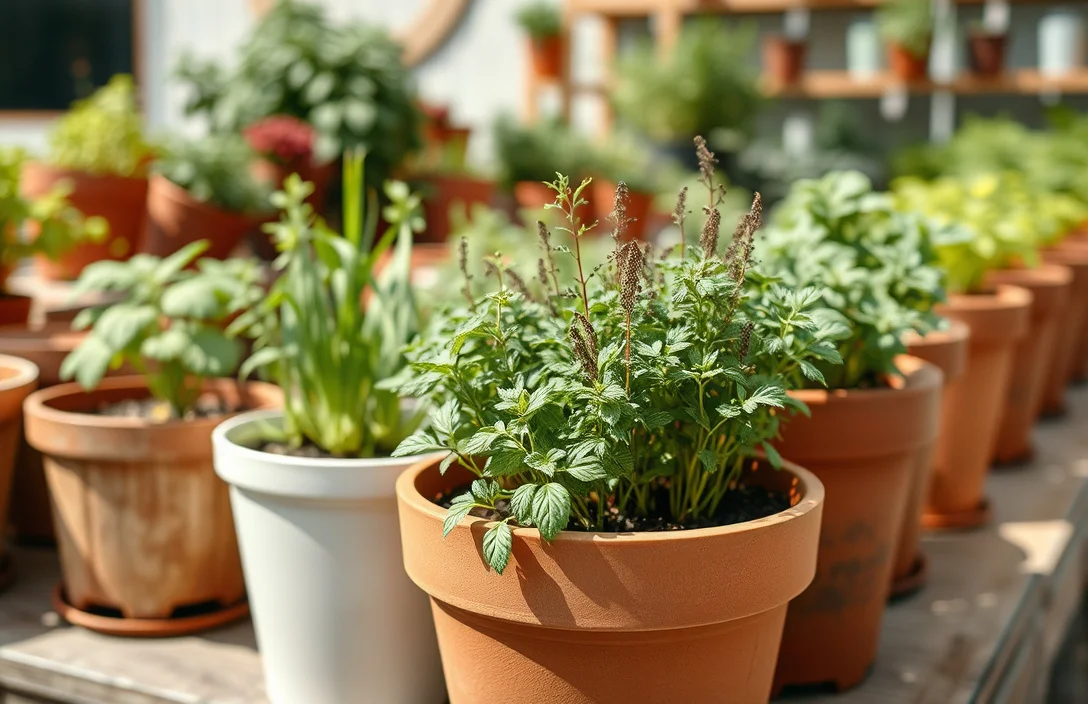 Tips for herb garden in pots ideas - herb garden in pots ideas