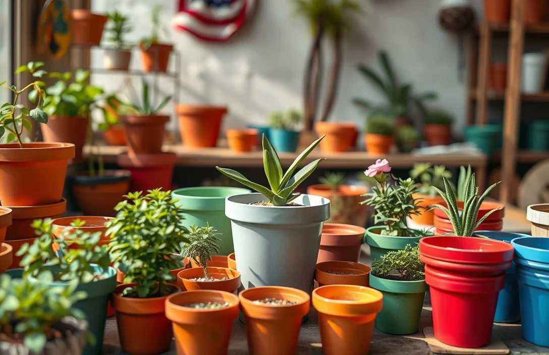 Tips for Painting Plastic Pots - can you paint plastic pots?