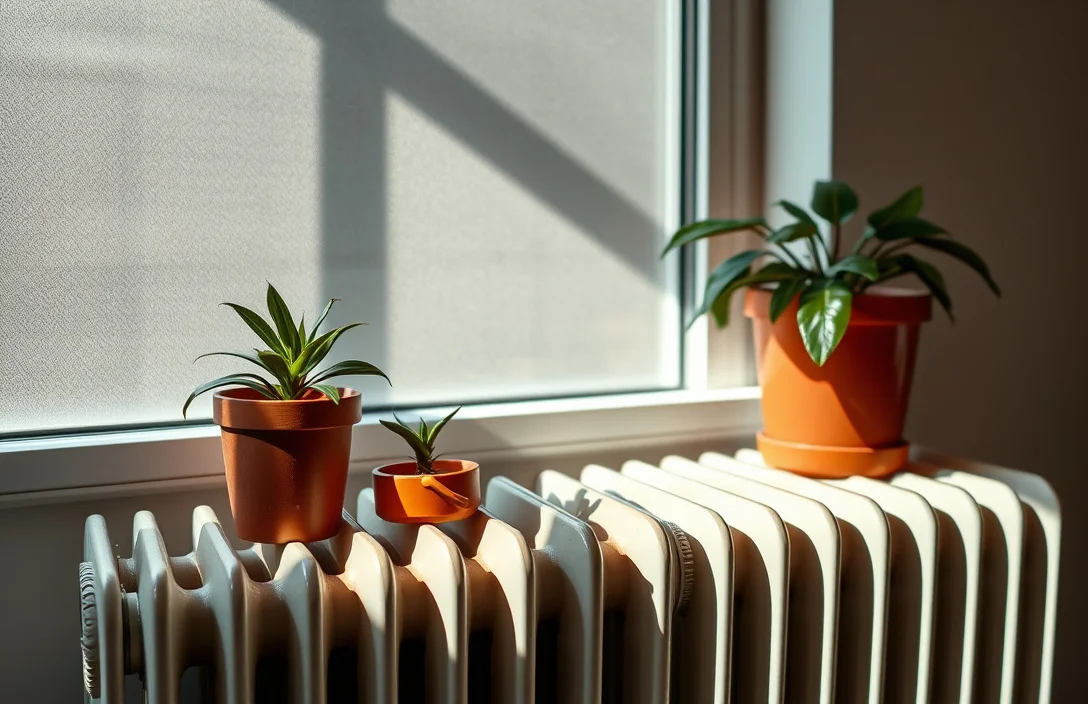 Tips for pots of water on radiators - pots of water on radiators