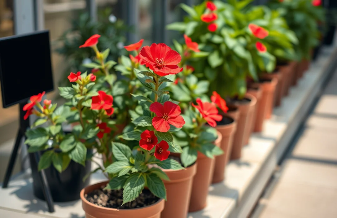 Tips for Red Flowering Plants for Pots - red flowering plants for pots