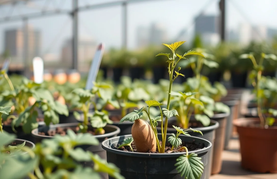 Tips for sweet potato plants in pots - sweet potato plants in pots