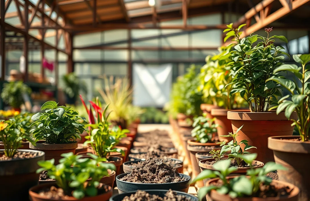 Use this cheat sheet to choose materials: - compost for plants in pots