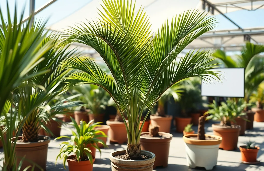 Watering Schedule for Full Sun Potted Palms - full sun palm trees in pots outdoors